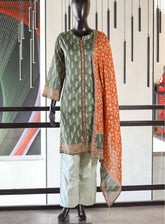 Royal Fashion Printed Lawn Suits Stitched 3 Piece RF25AJ PL-06