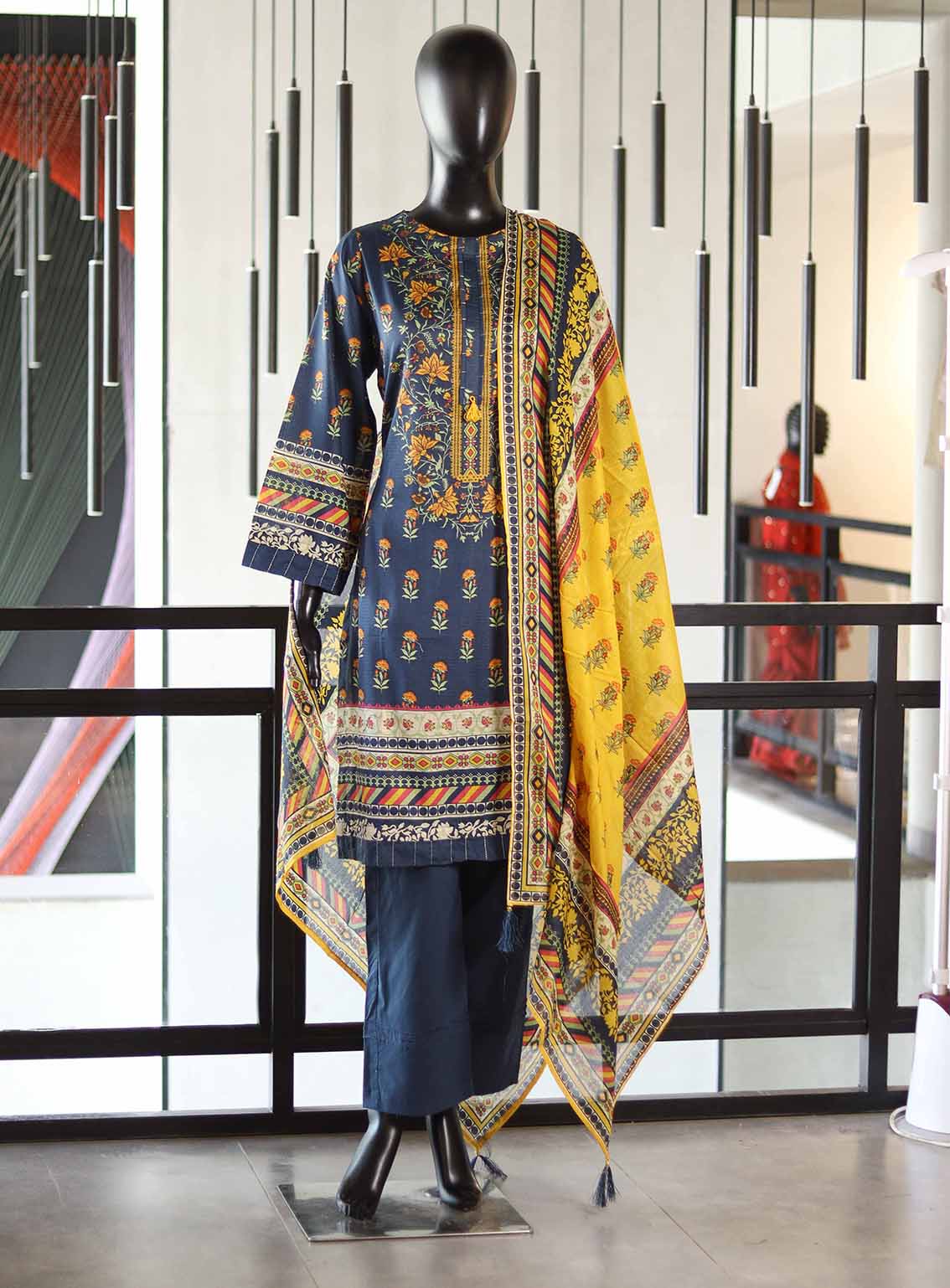 Royal Fashion Printed Lawn Suits Stitched 3 Piece RF25AJ PL-19 Royal Fashion Printed Lawn Suits Stitched 3 Piece RF25AJ PL-19