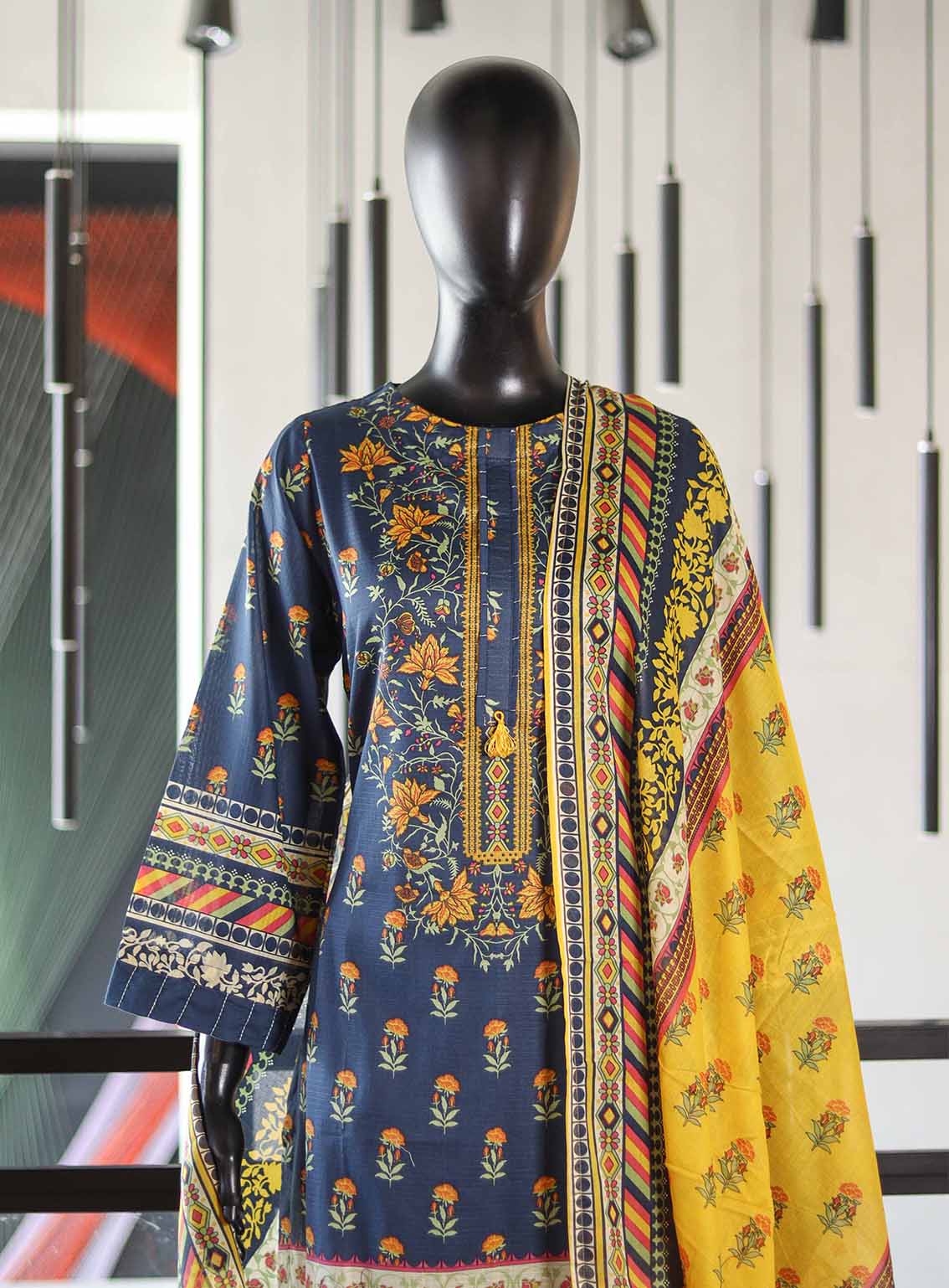 Royal Fashion Printed Lawn Suits Stitched 3 Piece RF25AJ PL-19 Royal Fashion Printed Lawn Suits Stitched 3 Piece RF25AJ PL-19