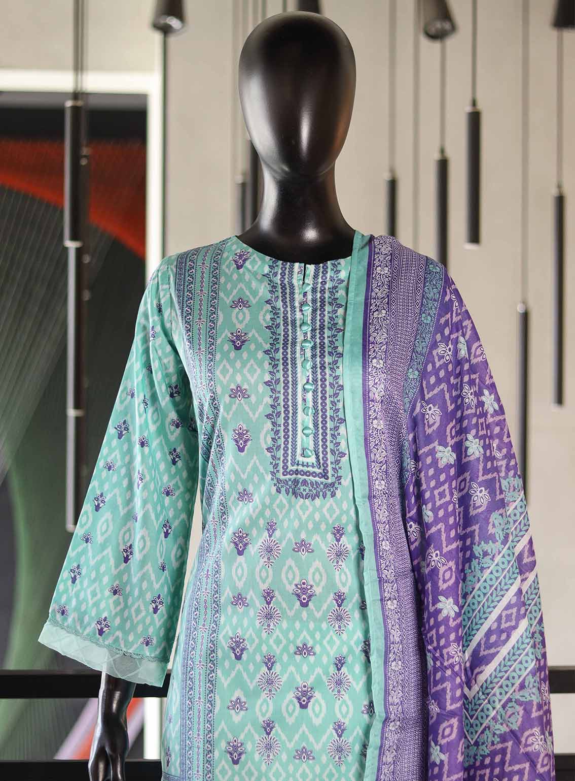 Royal Fashion Printed Lawn Suits Stitched 3 Piece RF25AJ PL-23 Royal Fashion Printed Lawn Suits Stitched 3 Piece RF25AJ PL-23