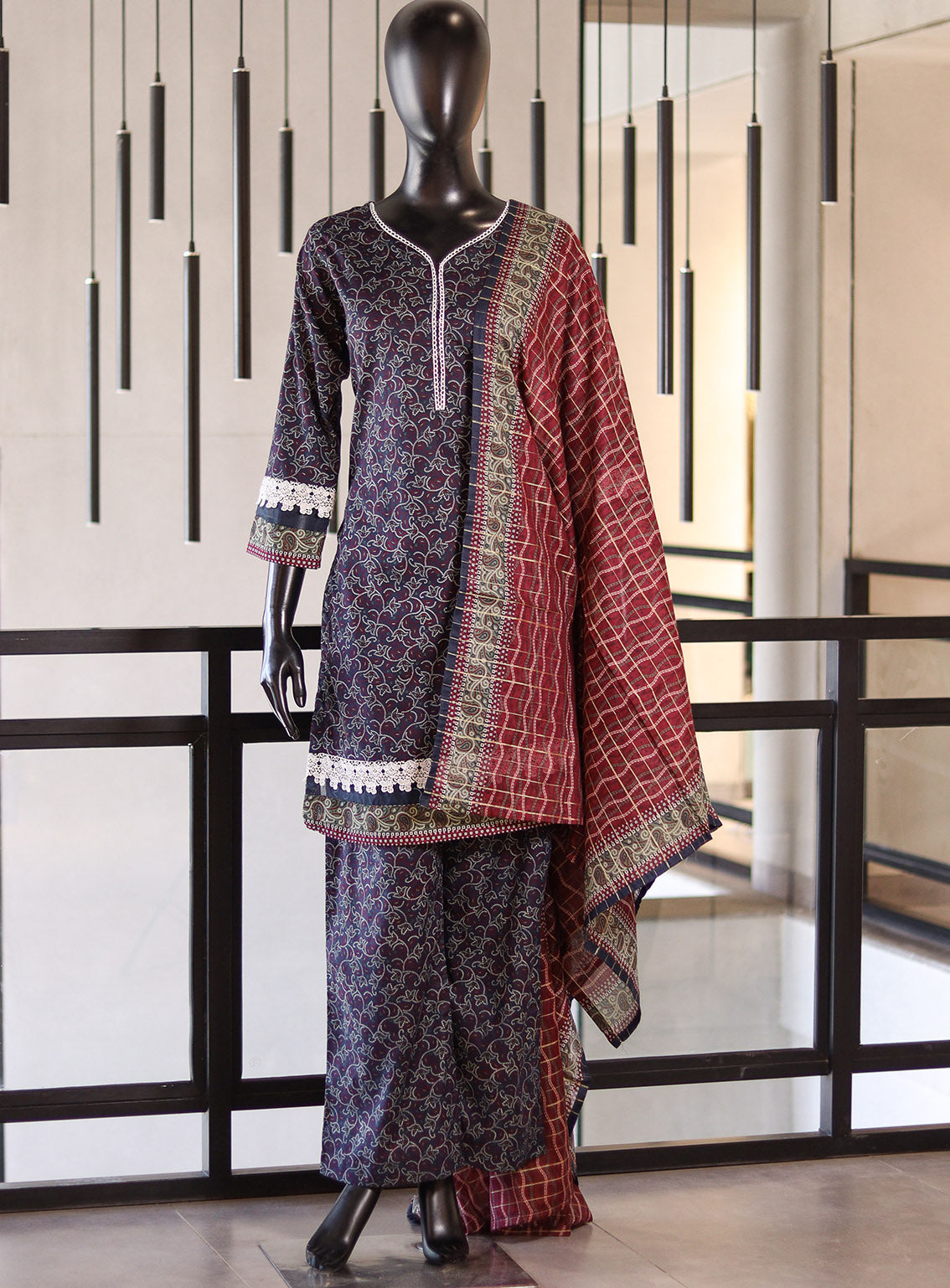 Royal Fashion Digital Printed Cotton Suits Stitched 3 Piece - RF24PC BSC07 Royal Fashion Digital Printed Cotton Suits Stitched 3 Piece - RF24PC BSC07