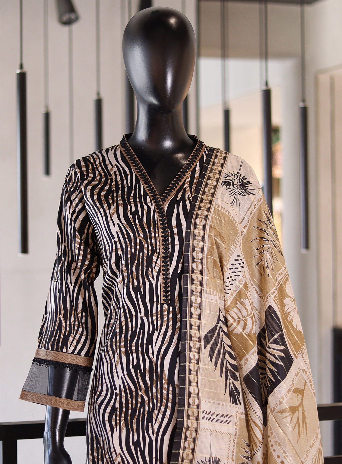 Royal Fashion Digital Printed Cotton Suits Stitched 3 Piece - RF24PC BSC08 Royal Fashion Digital Printed Cotton Suits Stitched 3 Piece - RF24PC BSC08