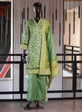 Royal Fashion Digital Printed Khaddar Suits Stitched 3 Piece - RF24PK BSK07