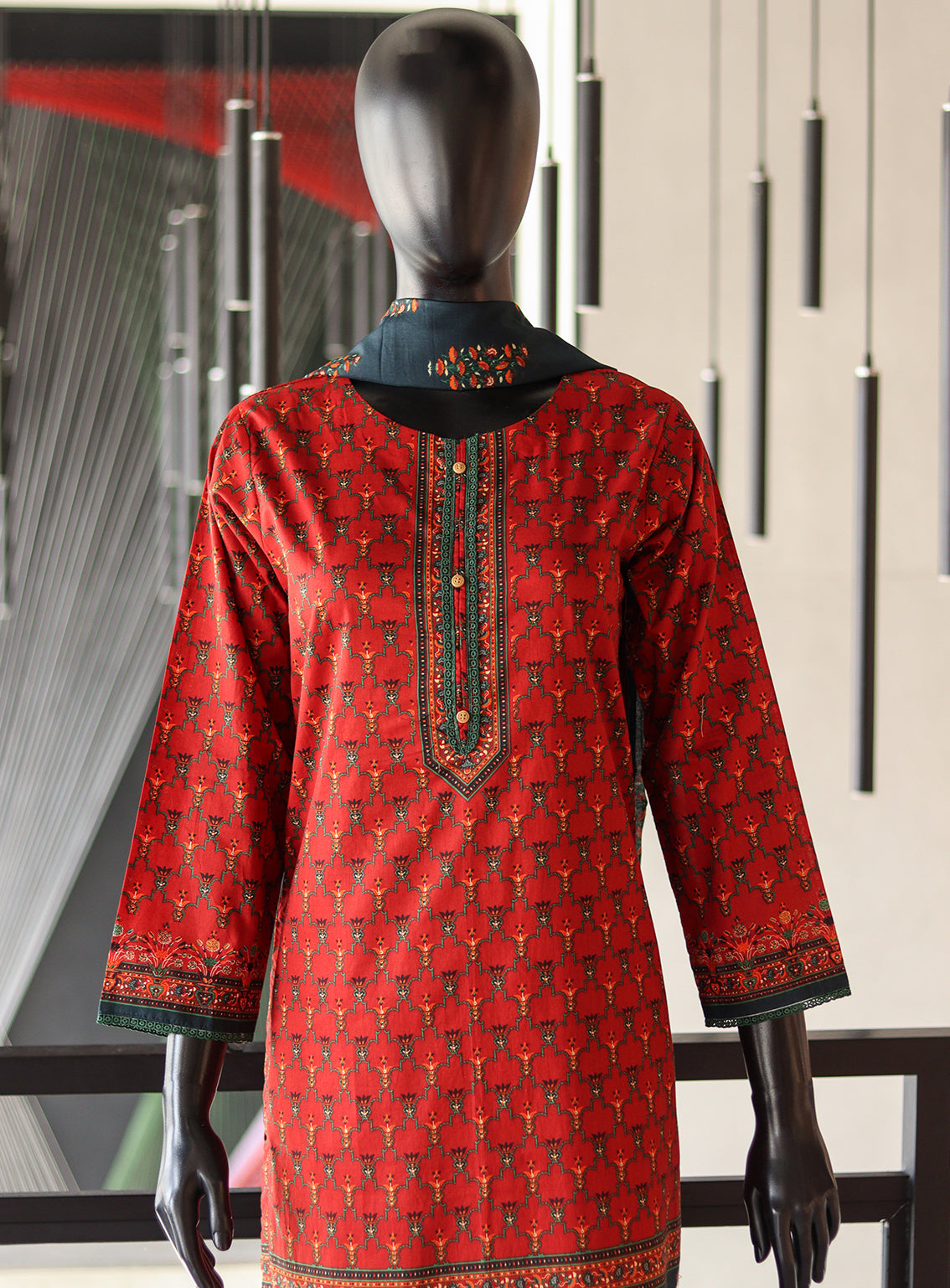 Royal Fashion Digital Printed Lawn 3 Piece Stitched Suit - RF24DPL BS-04-2 Royal Fashion Digital Printed Lawn 3 Piece Stitched Suit - RF24DPL BS-04-2