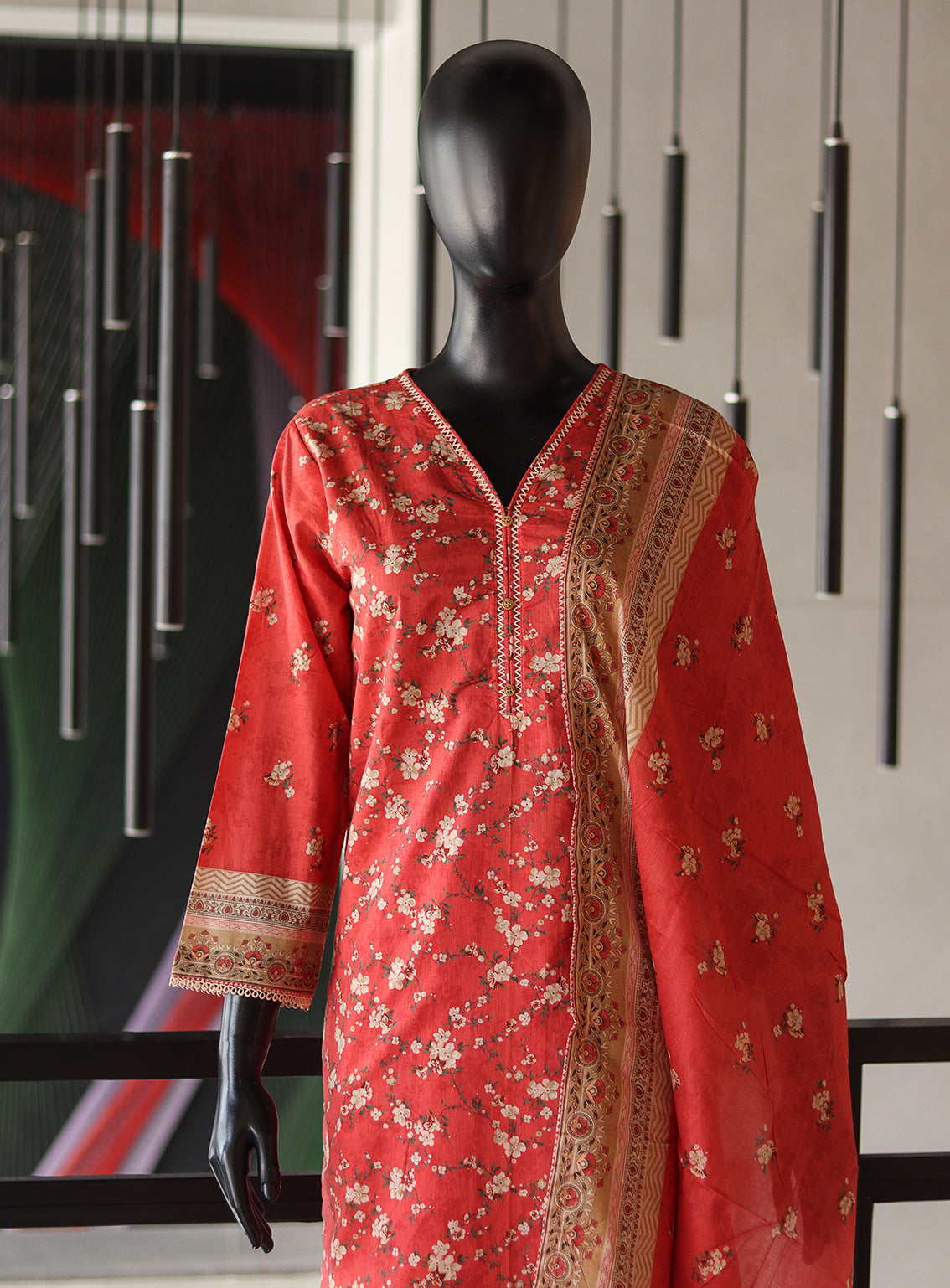 Royal Fashion Digital Printed Lawn 3 Piece Stitched Suit - RF24DPL BS-06-2 Royal Fashion Digital Printed Lawn 3 Piece Stitched Suit - RF24DPL BS-06-2