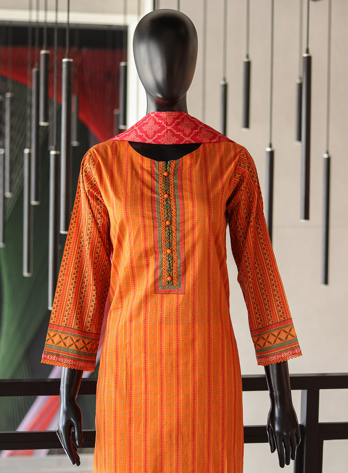 Royal Fashion Digital Printed Lawn 3 Piece Stitched Suit - RF24DPL BS-08-2 Royal Fashion Digital Printed Lawn 3 Piece Stitched Suit - RF24DPL BS-08-2