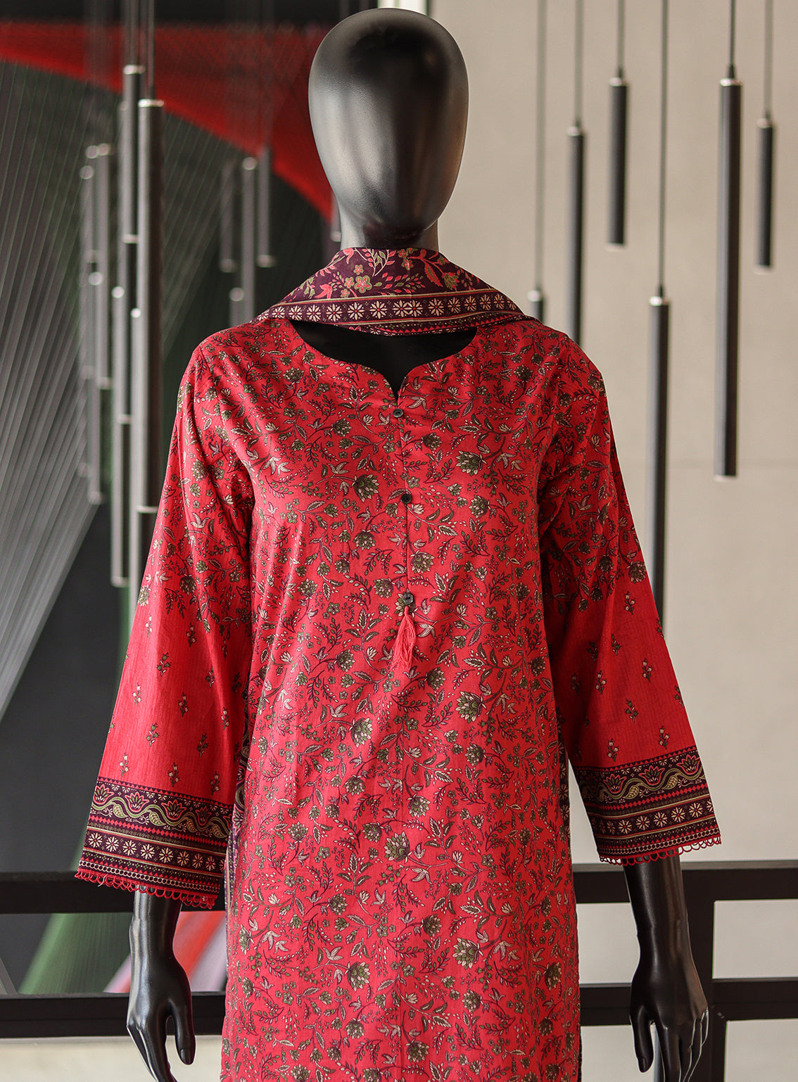 Royal Fashion Digital Printed Lawn 3 Piece Stitched Suit - RF24DPL BS-09-2 Royal Fashion Digital Printed Lawn 3 Piece Stitched Suit - RF24DPL BS-09-2