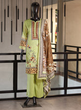 Royal Fashion Digital Printed Linen Suits Unstitched 3 Piece - RF24LP RASL07