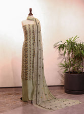 Royal Fashion Embroidered Chiffon Suits Unstitched 2 Piece - RF25EE 95 PISTA