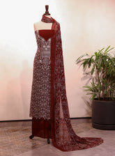 Royal Fashion Embroidered Chiffon Suits Unstitched 2 Piece - RF25EE ET2958