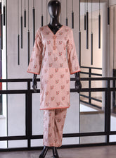 Royal Fashion Embroidered Cotton Suits Stitched 2 Piece - RF24CO VS01