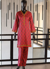 Royal Fashion Embroidered Cotton Suits Stitched 2 Piece - RF24CO VS03