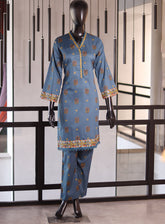 Royal Fashion Embroidered Cotton Suits Stitched 2 Piece - RF24CO VS06