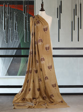 Royal Fashion Embroidered Woolen Shawls - RF24SH A6A22-B12 Blue & Cream