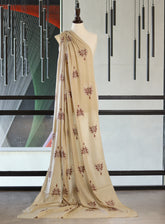 Royal Fashion Embroidered Woolen Shawls - RF24SH A6A22-B12 Brown