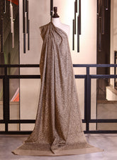 Royal Fashion Embroidered Woolen Shawls - RF25SH 0166A100 Beige
