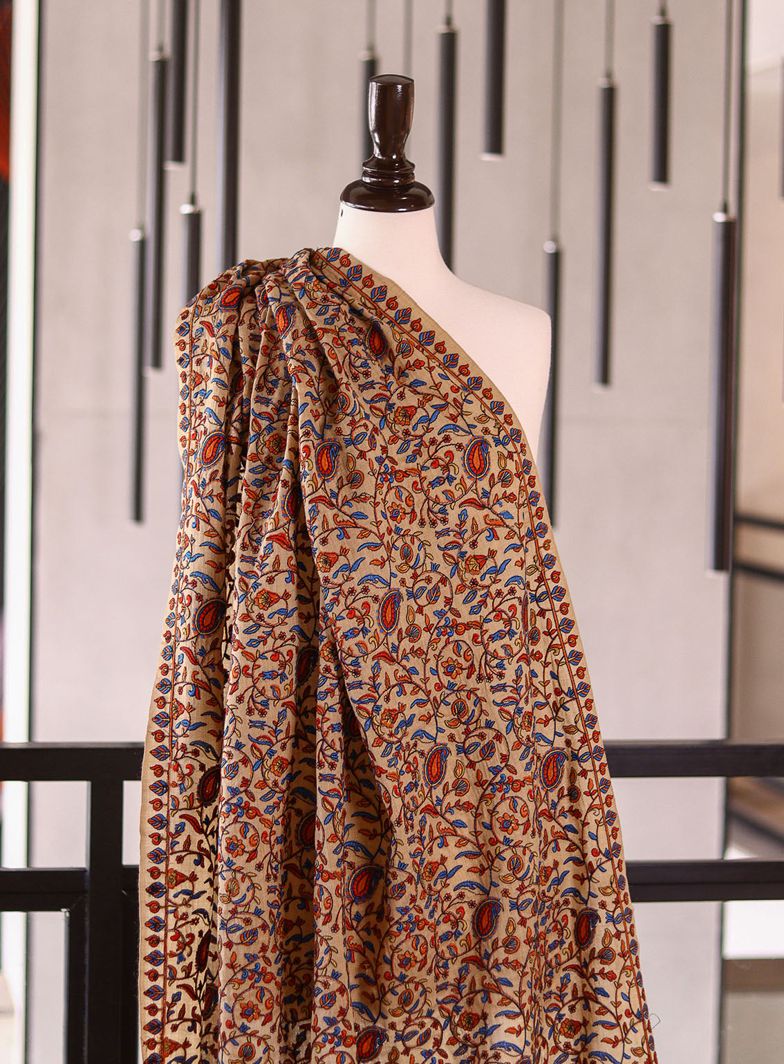 Royal Fashion Embroidered Woolen Shawls - RF25SH I623-J02-2 Royal Fashion Embroidered Woolen Shawls - RF25SH I623-J02-2