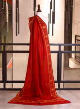 Royal Fashion Embroidered Woolen Shawls - RF25SH I625-4XB01 Maroon