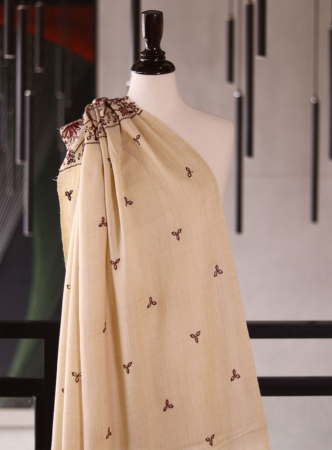 Royal Fashion Embroidered Woolen Shawls - RF25SH I625-P01-2 Royal Fashion Embroidered Woolen Shawls - RF25SH I625-P01-2
