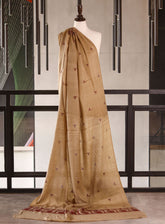 Royal Fashion Embroidered Woolen Shawls - RF25SH I625-P01 Dark Fawn