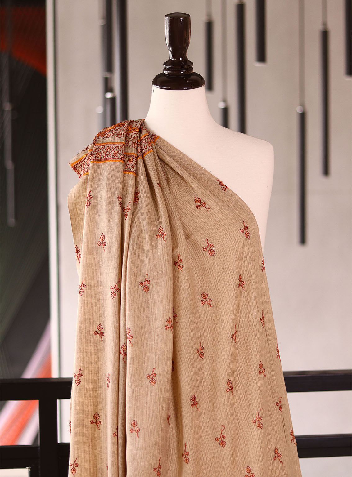 Royal Fashion Embroidered Woolen Shawls - RF25SH I625-XP05-2 Royal Fashion Embroidered Woolen Shawls - RF25SH I625-XP05-2