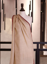 Royal Fashion Embroidered Woolen Shawls - RF25SH W623-BH01 Cream & Red