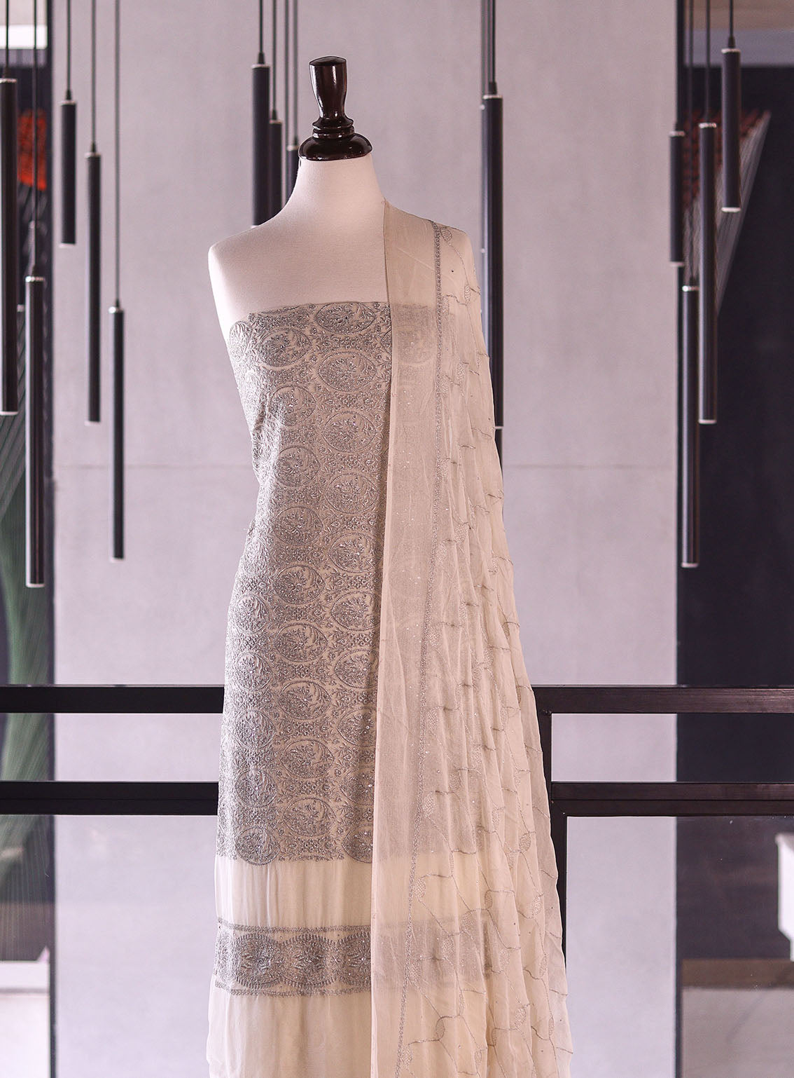 Royal Fashion Exclusive Embroidered Chiffon Suits Unstitched 3 Piece - RF26EE ET2972 FAWN Royal Fashion Exclusive Embroidered Chiffon Suits Unstitched 3 Piece - RF26EE ET2972 FAWN