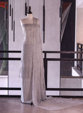 Royal Fashion Exclusive Embroidered Chiffon Suits Unstitched 3 Piece - RF26EE ET3303 GREY