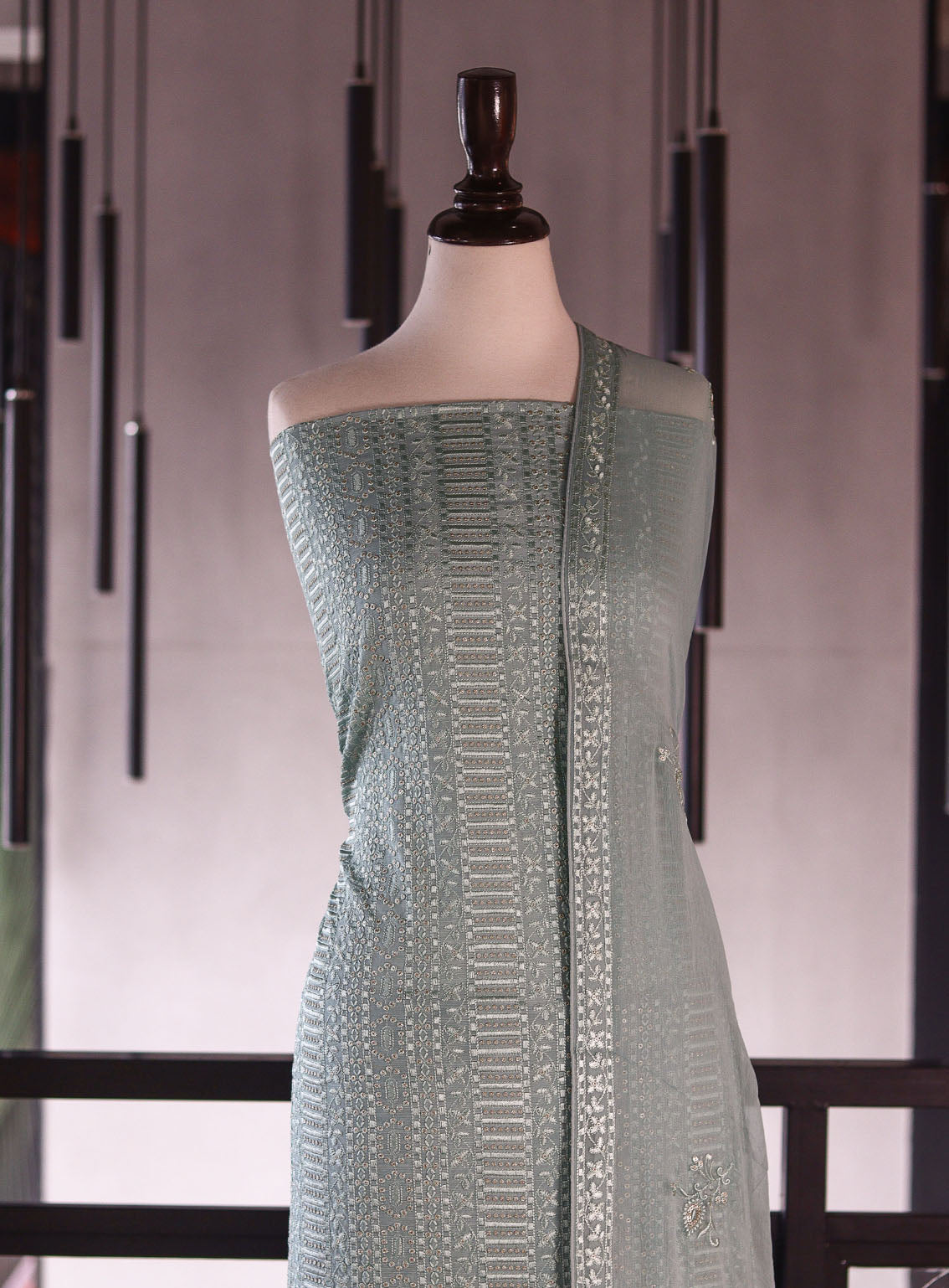 Royal Fashion Exclusive Embroidered Raw Silk Suits Unstitched 3 Piece - RF26EE ET3101 MINT Royal Fashion Exclusive Embroidered Raw Silk Suits Unstitched 3 Piece - RF26EE ET3101 MINT