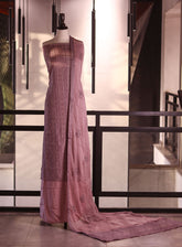 Royal Fashion Exclusive Embroidered Raw Silk Suits Unstitched 3 Piece - RF26EE ET3101 PURPLE