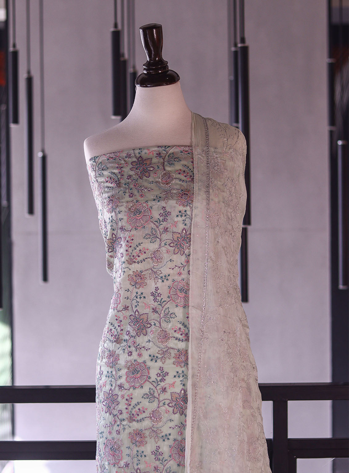 Royal Fashion Exclusive Embroidered Silk Suits Unstitched 3 Piece - RF26EE ET3217 PISTA GREEN Royal Fashion Exclusive Embroidered Silk Suits Unstitched 3 Piece - RF26EE ET3217 PISTA GREEN