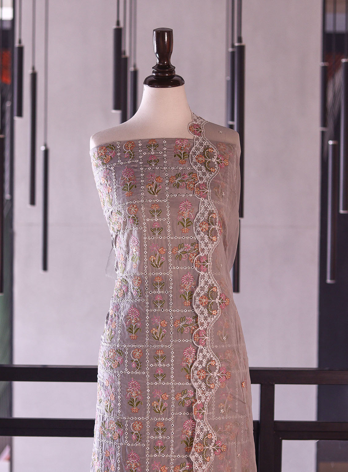 Royal Fashion Exclusive Embroidered Silk Suits Unstitched 3 Piece - RF26EE ET3418 LIGHT GREY Royal Fashion Exclusive Embroidered Silk Suits Unstitched 3 Piece - RF26EE ET3418 LIGHT GREY