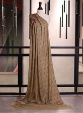 Royal Fashion Exclusive Woolen Shawls - RF24SH A6A22-B12 Beige & Green