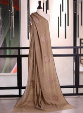 Royal Fashion Exclusive Woolen Shawls - RF24SH A6A22-B12 Dark Beige & Purple