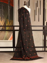 Royal Fashion Exclusive Woolen Shawls - RF24SH W623-P28 Black & Orange