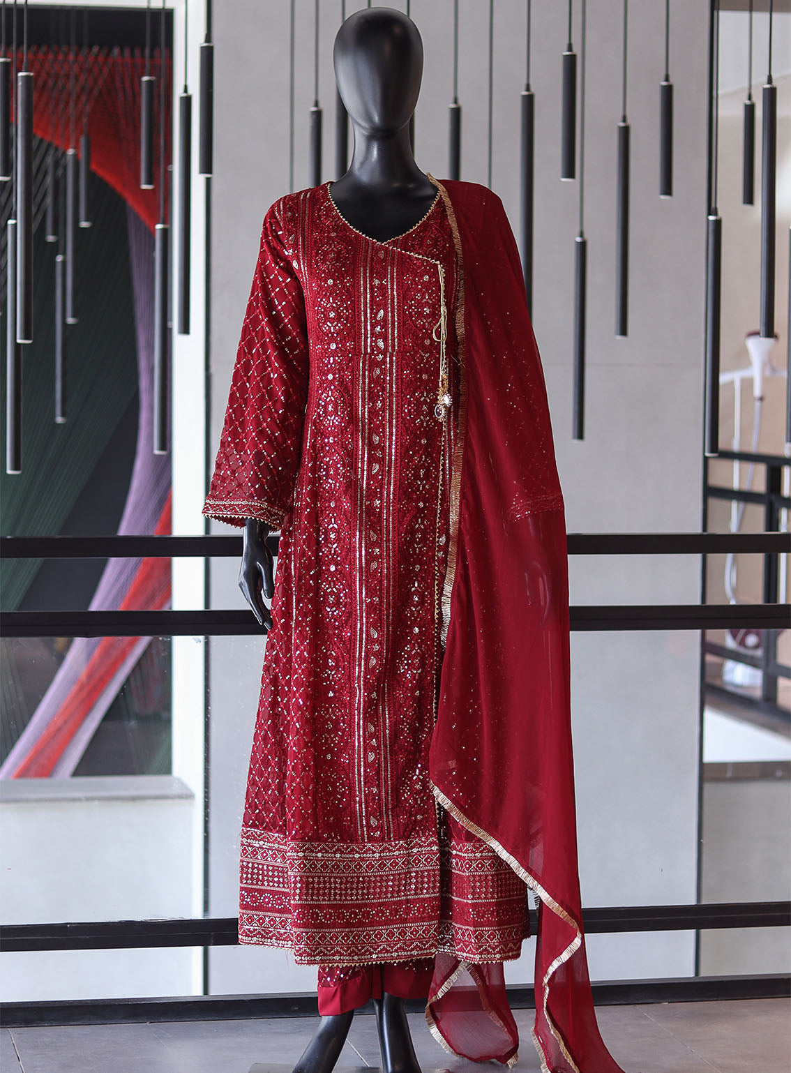 Royal Fashion Fancy Embroidered Chiffon Suits Stitched 3 Piece - RF24FEC SS26-2 Royal Fashion Fancy Embroidered Chiffon Suits Stitched 3 Piece - RF24FEC SS26-2