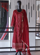 Royal Fashion Fancy Embroidered Chiffon Suits Stitched 3 Piece - RF24FEC SS26-2