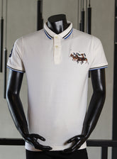 Royal Fashion Polo T-Shirt For Men - ACE24PC 07 WHITE
