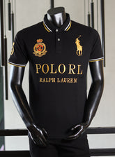 Royal Fashion Polo T-Shirt For Men - ACE24PC 08 BLACK