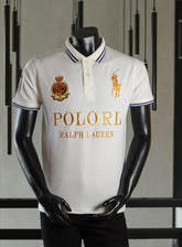Royal Fashion Polo T-Shirt For Men - ACE24PC 08 WHITE