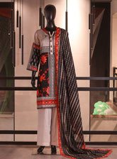 Royal Fashion Printed Lawn 3 Piece Stitched Suit RF26PP D-SNSC-275-WHRD