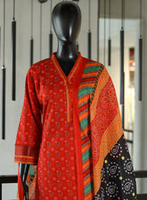 Royal Fashion Printed Lawn Suits Stitched 3 Piece - RF25DPL BS01