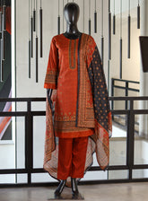 Royal Fashion Printed Lawn Suits Stitched 3 Piece - RF25DPL BS05