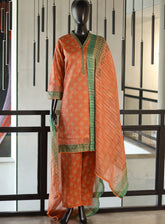 Royal Fashion Printed Lawn Suits Stitched 3 Piece - RF25DPL BS14