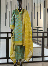 Royal Fashion Printed Lawn Suits Stitched 3 Piece - RF25DPL BS16