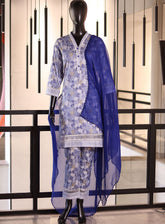 Royal Fashion Printed Lawn Suits Stitched 3 Piece - RF25PL 02