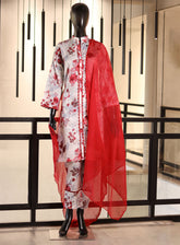 Royal Fashion Printed Lawn Suits Stitched 3 Piece - RF25PL 07