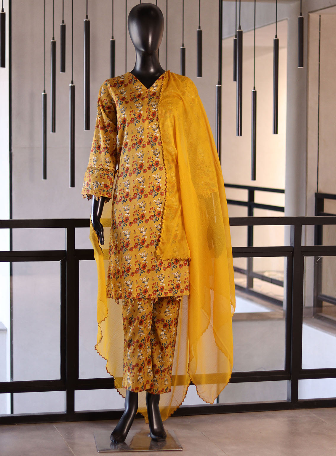 Royal Fashion Printed Lawn Suits Stitched 3 Piece - RF25PL 09 Royal Fashion Printed Lawn Suits Stitched 3 Piece - RF25PL 09