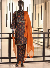 Royal Fashion Printed Lawn Suits Stitched 3 Piece - RF25PL 10