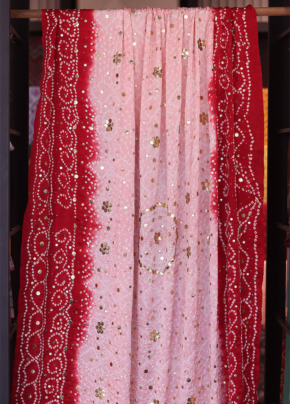 Royal Fashion Bridal Hand Work Charmeuse Dupatta - RF24BD 01 Royal Fashion Bridal Hand Work Charmeuse Dupatta - RF24BD 01